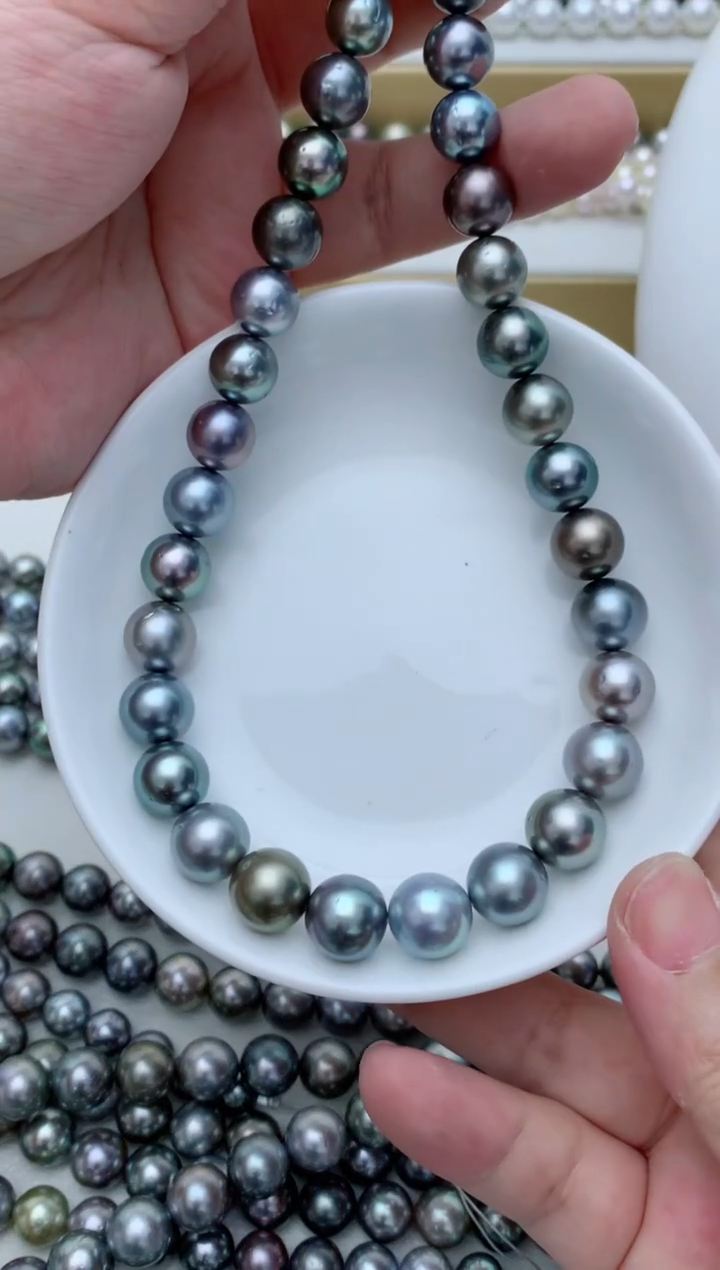 海水珍珠未镶嵌项链e48