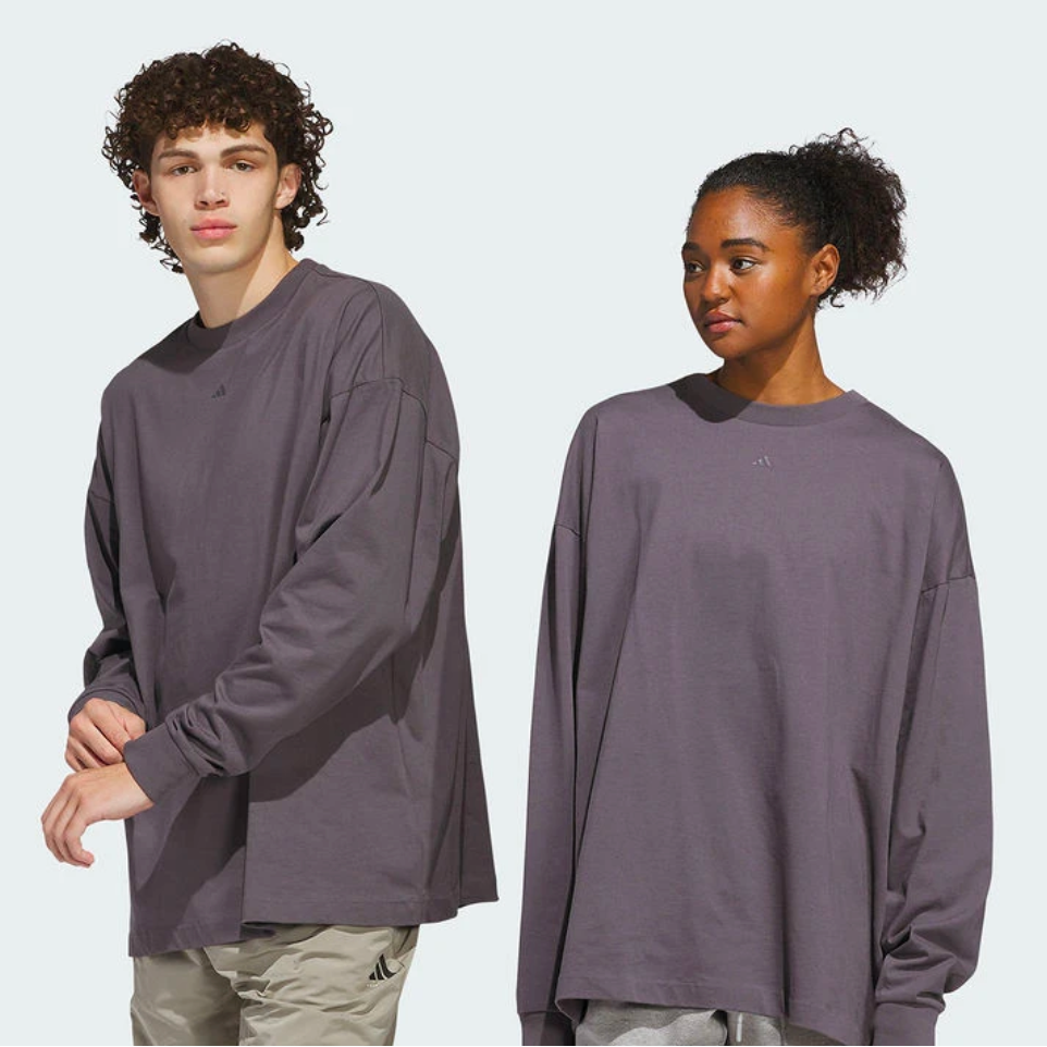 adidas/阿迪达斯【滔搏联动】中性ADI BB LS TEE针织长T恤 JC7835