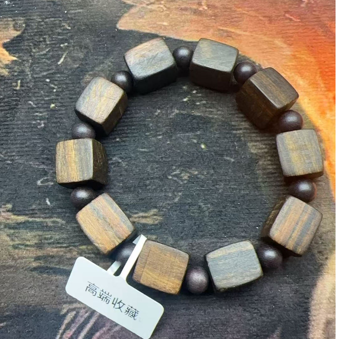 【老表精选】D01沉木单圈手串手链