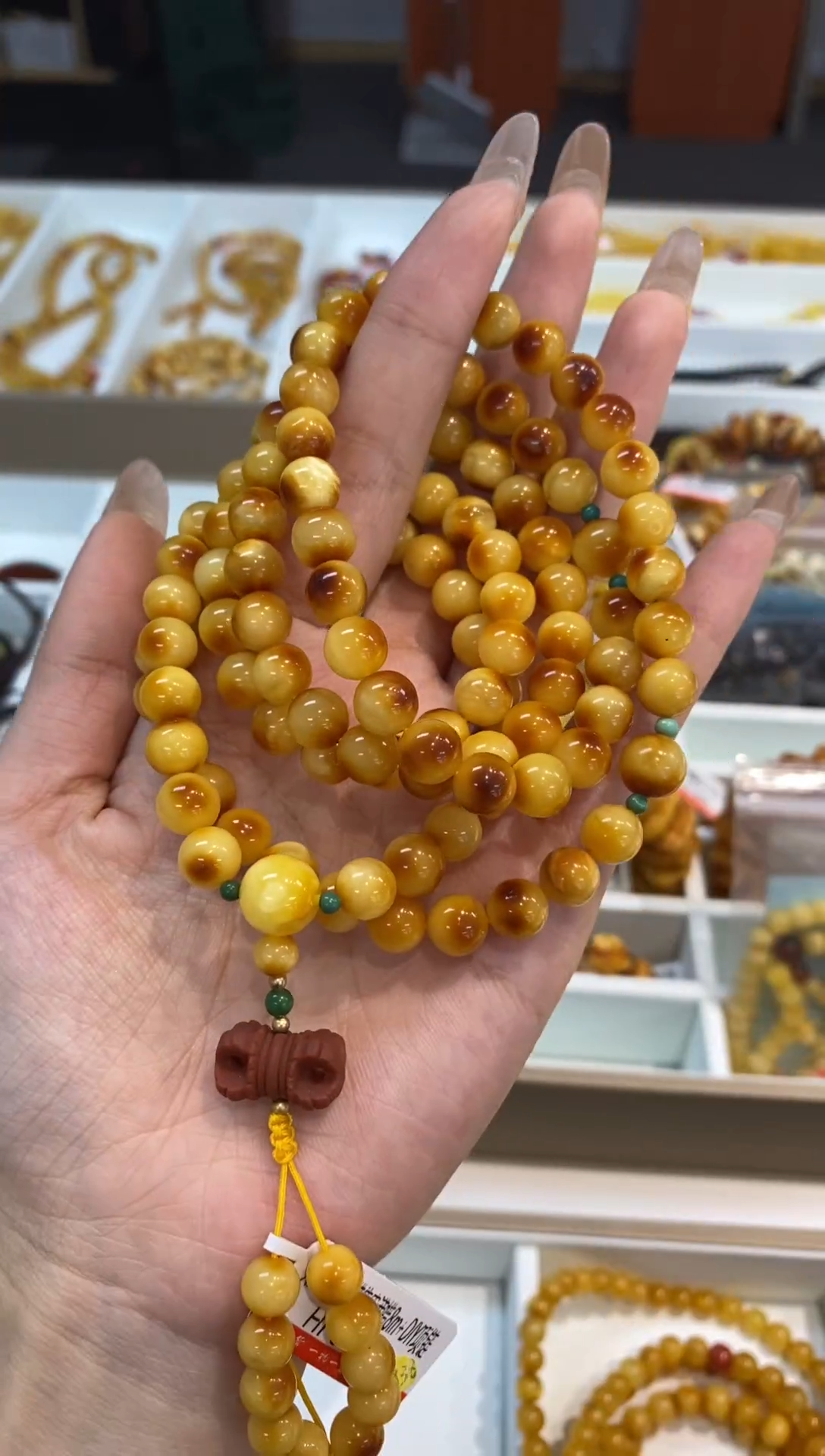 【闪购商品】琥珀颈饰未镶嵌项链