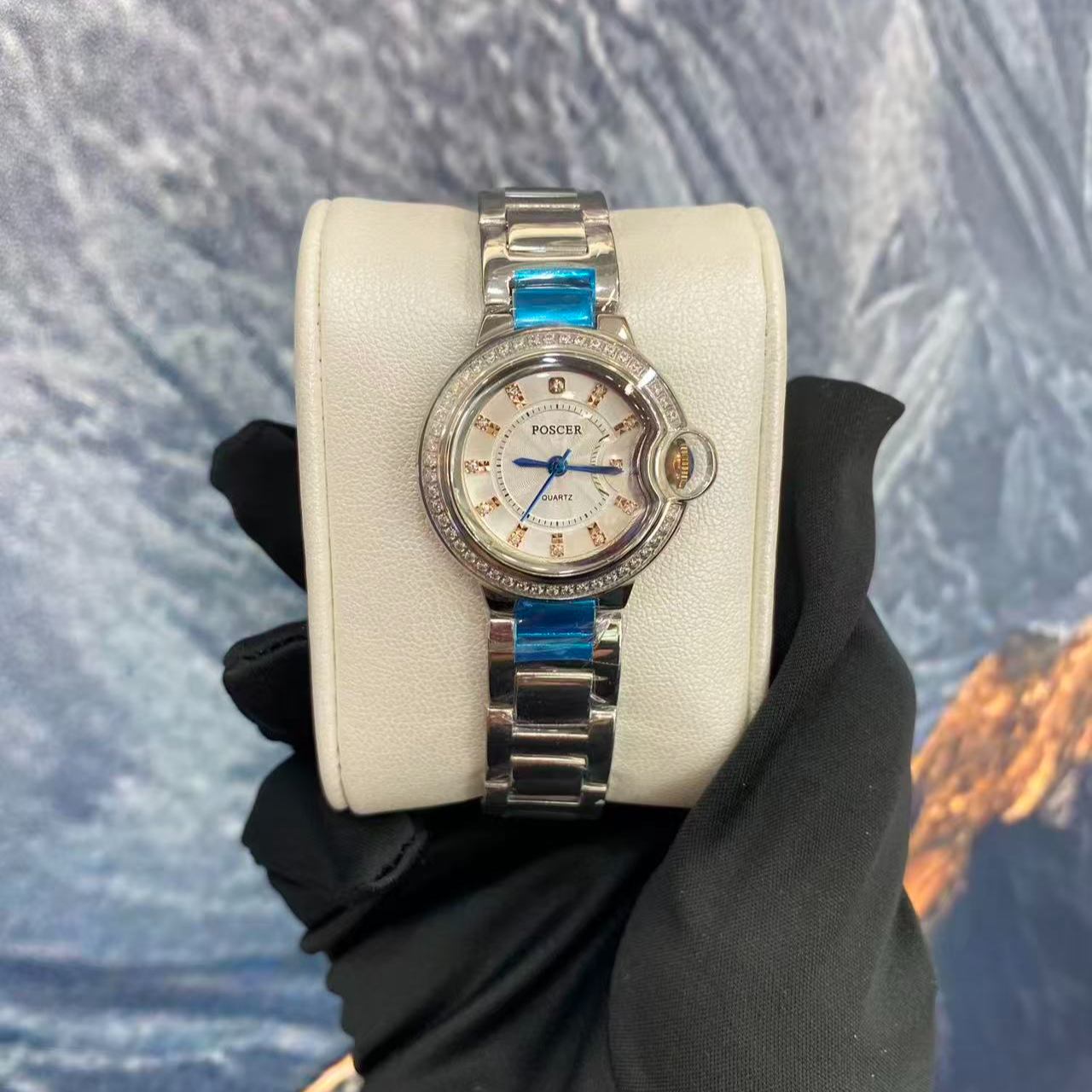 宝时捷女士手表气质时尚轻奢腕表镶钻