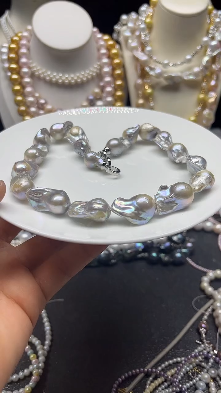 颈饰未镶嵌淡水珍珠多人