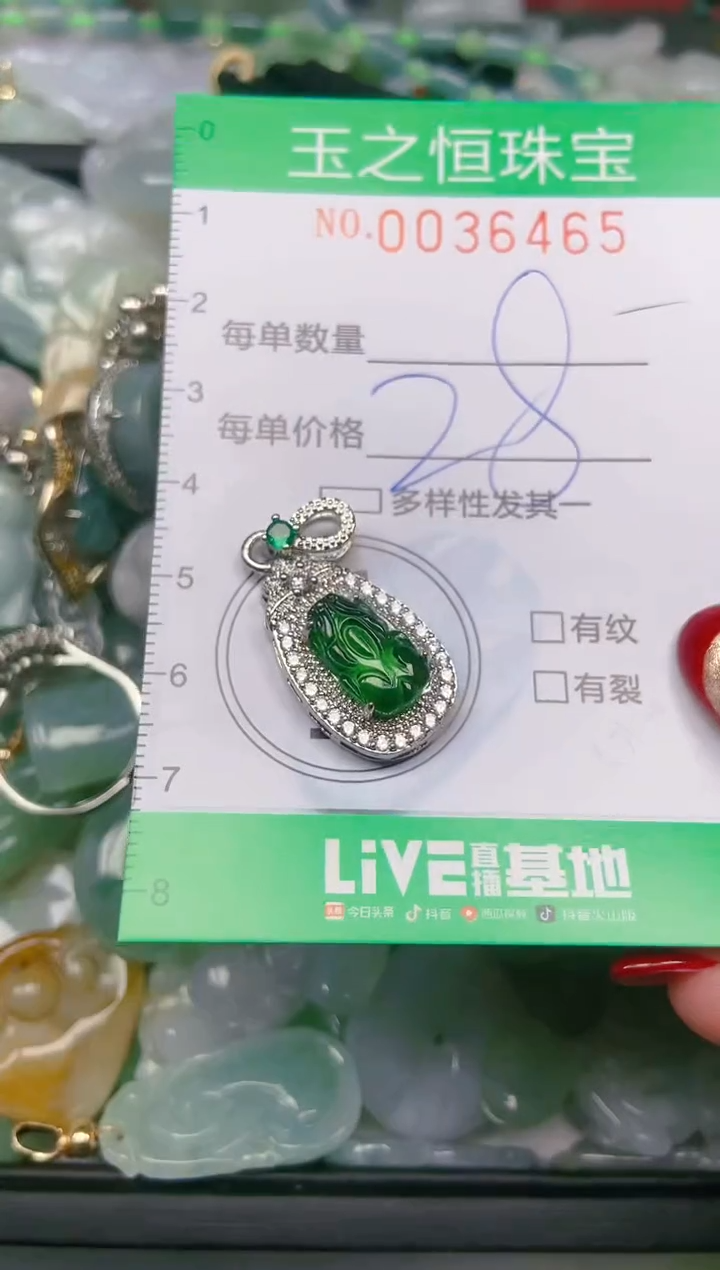 【闪购商品】翡翠颈饰未镶嵌闪购0036465