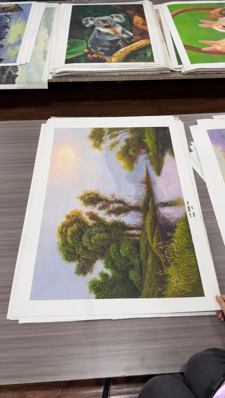 油画【106号】约60*90丨朝鲜原创纯手绘孤品油画丨顺丰包邮
