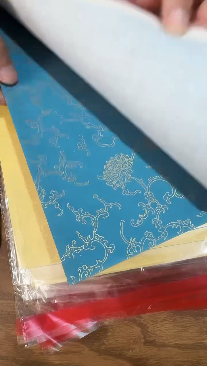 金丝菊纹小手扎1包50张