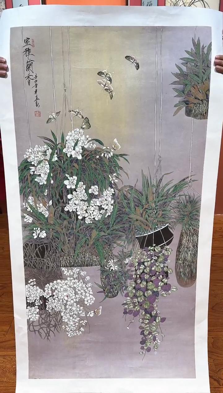 【闪购商品】国画周建真老师绘画作品9-38