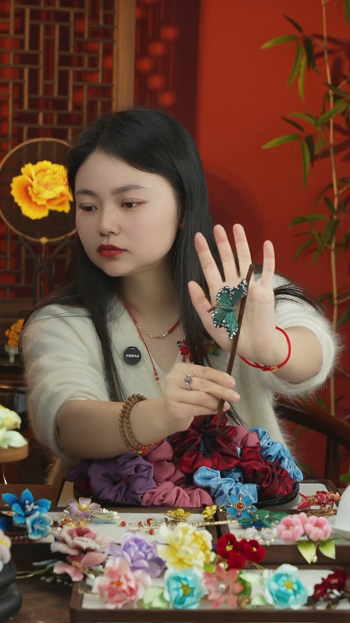 刺绣闪购纯手工非遗国风饰品