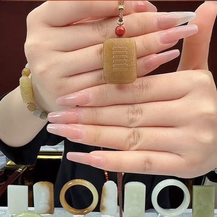 预售-新疆和田玉糖玉乾卦尺寸约30*22mm多样发发一件