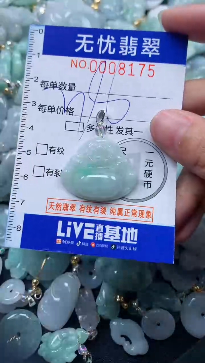 颈饰未镶嵌翡翠8175