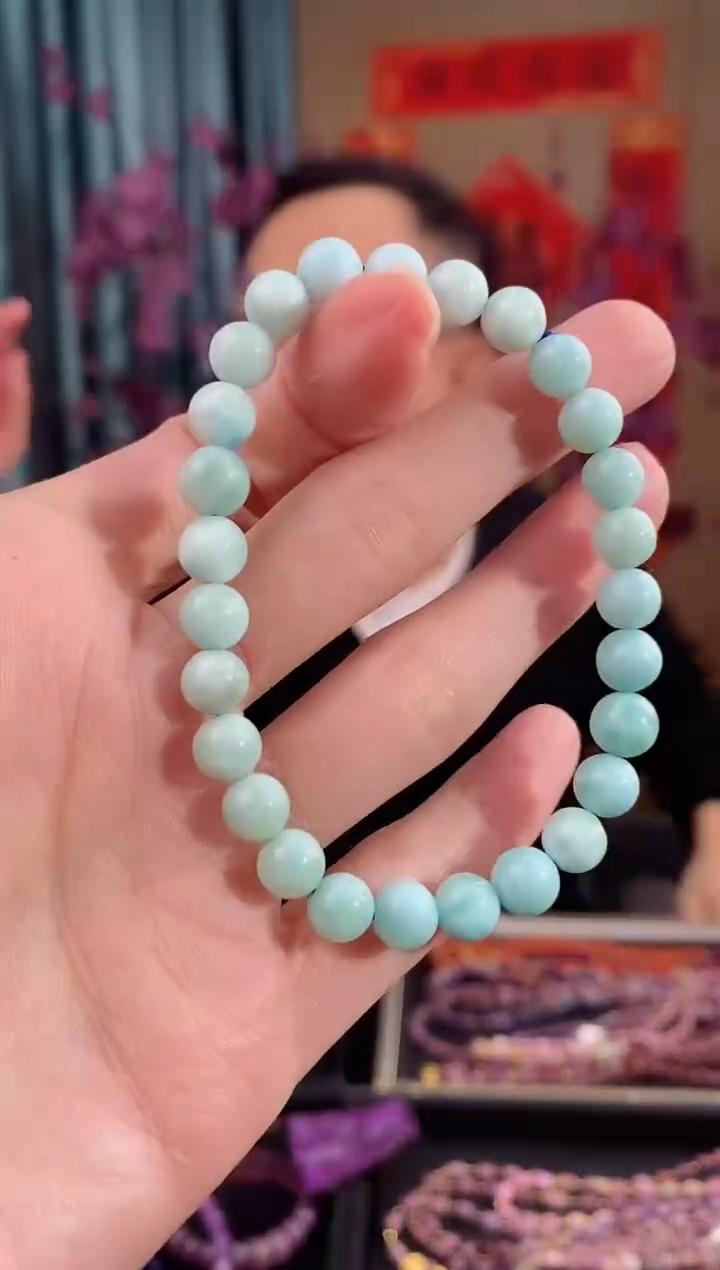 【闪购商品】针钠钙石（海纹石）手串未镶嵌159