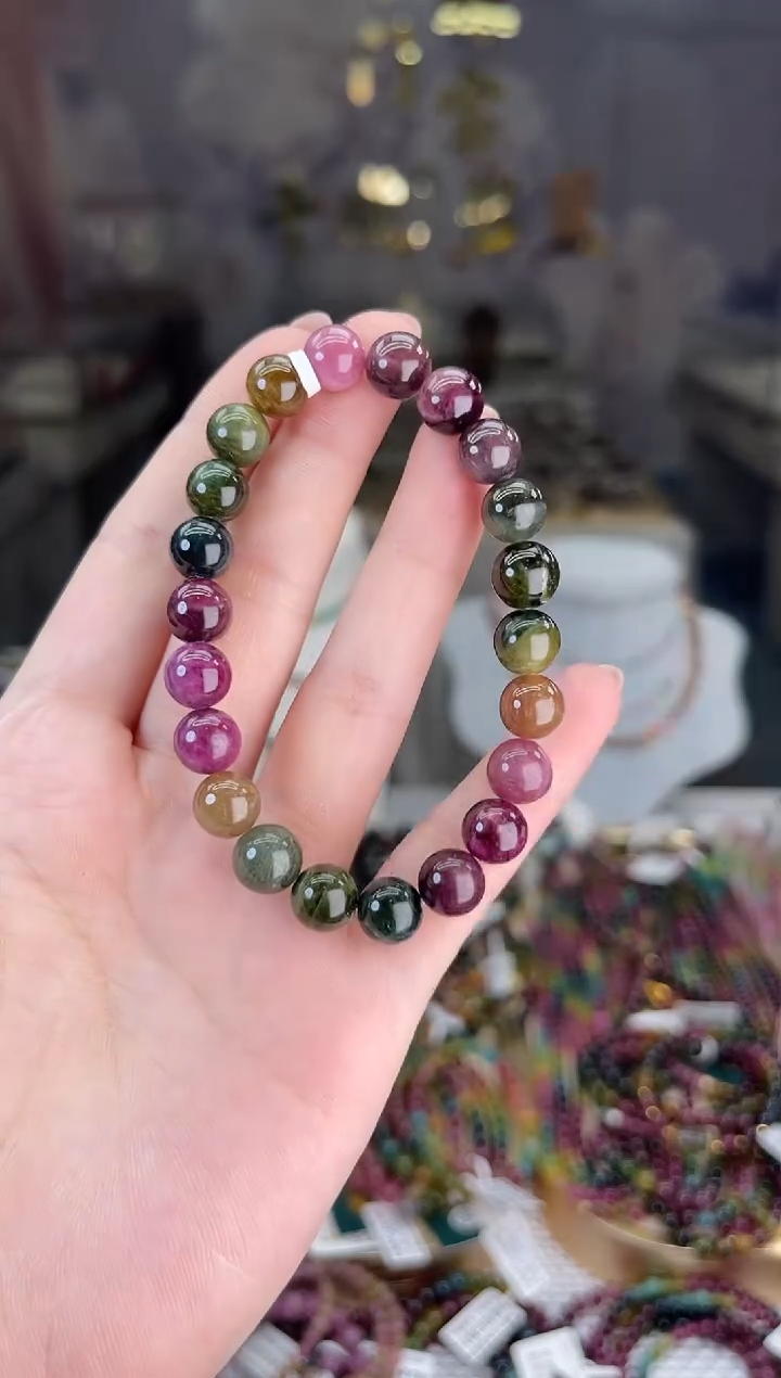 【闪购商品】碧玺/未镶嵌8mm+碧玺单圈多样性发货