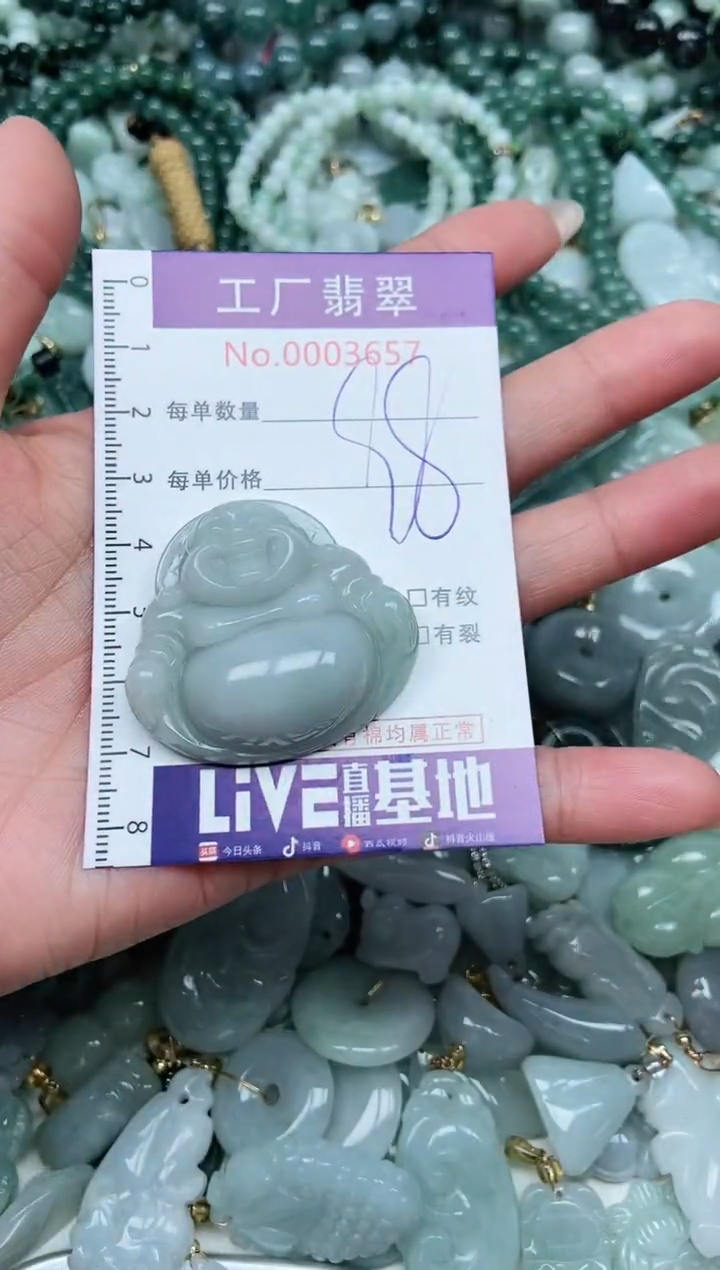 【闪购商品】翡翠吊坠(不含链)未镶嵌翡翠