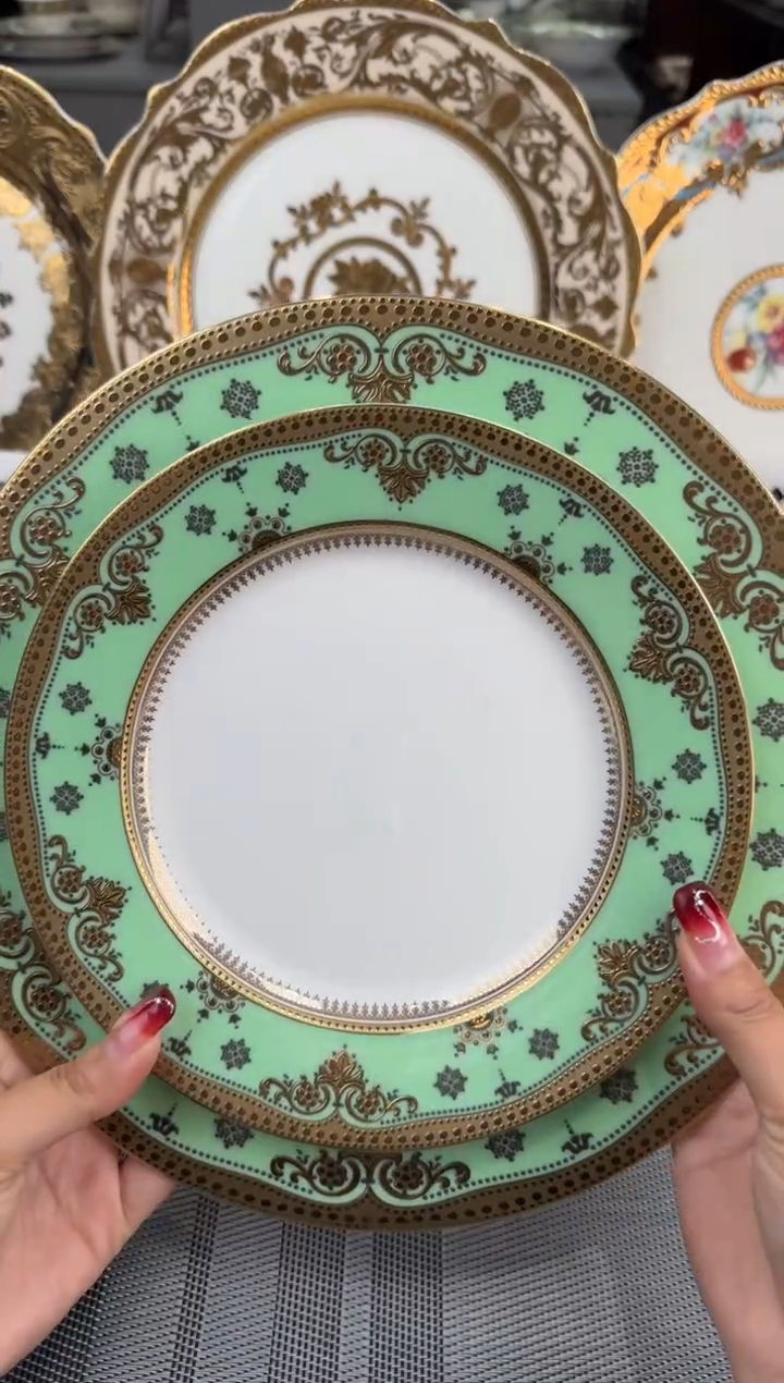 【闪购商品】瓷片10.5+8大小摆台  福利价