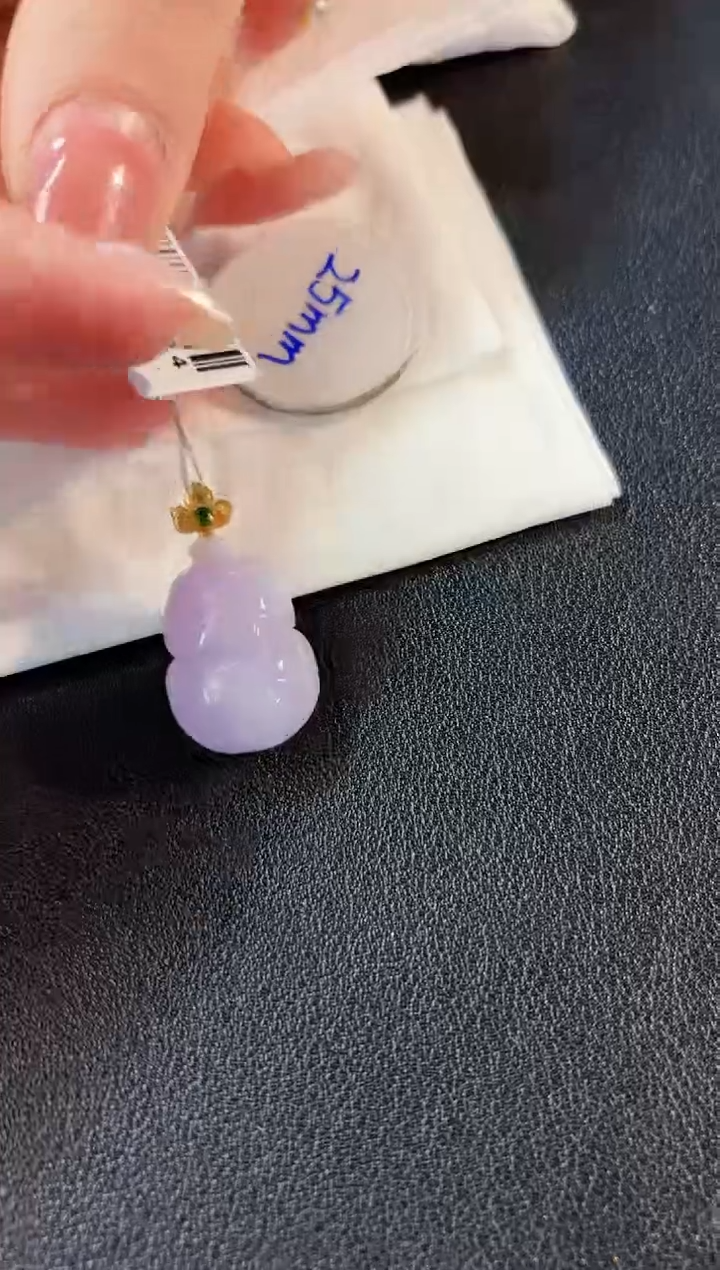 翡翠18K金镶嵌颈饰 缅料A货/支持复检/一件