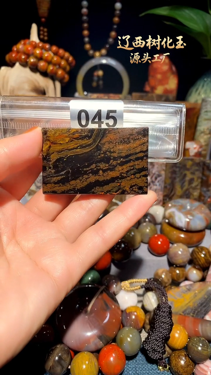 未镶嵌-硅化玉天然北票硅化玉吊坠