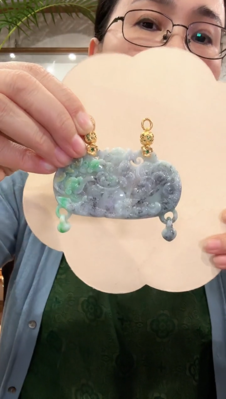 【闪购商品】翡翠颈饰未镶嵌国风