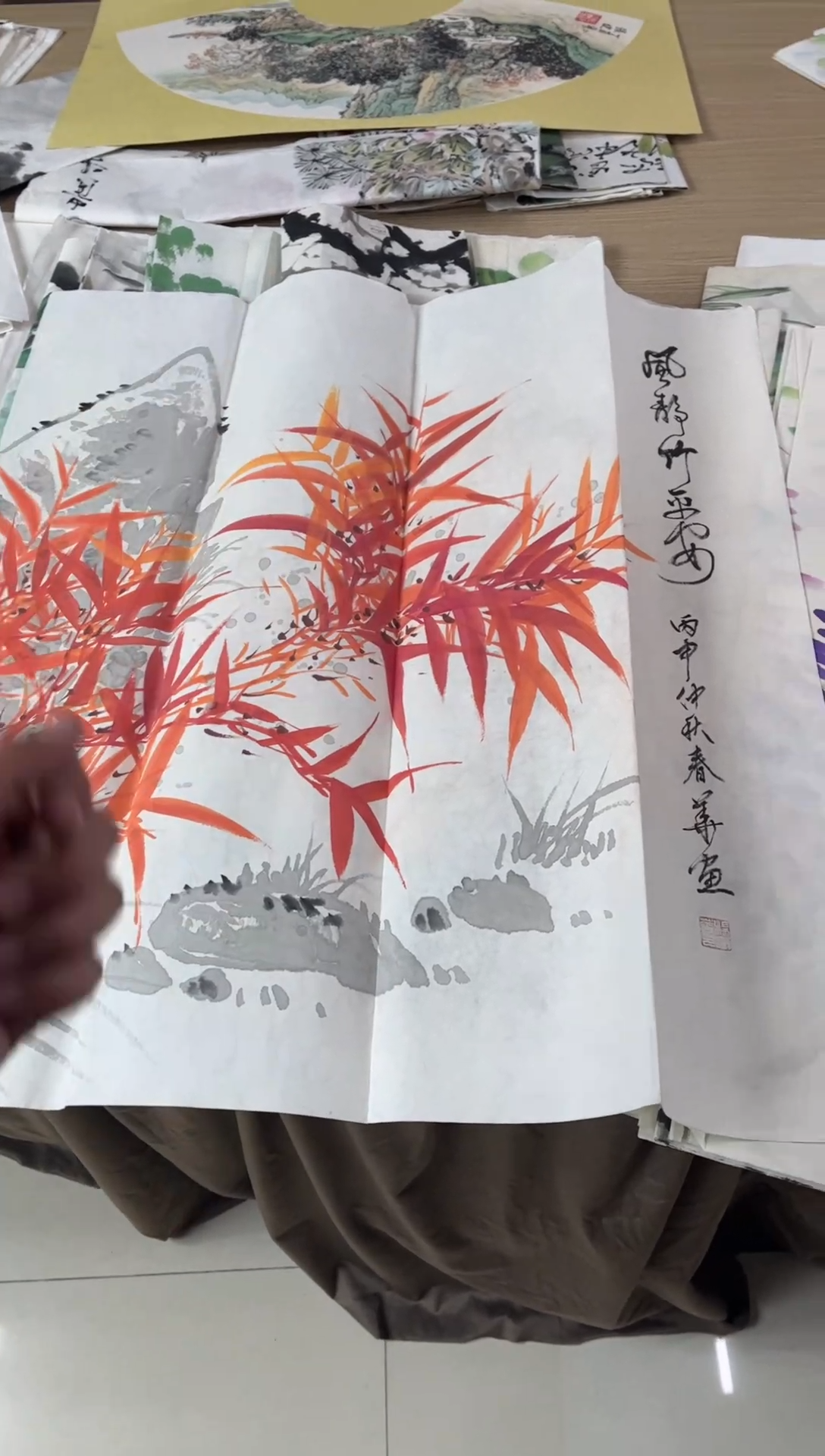 国画11.29国画手绘作品无边框