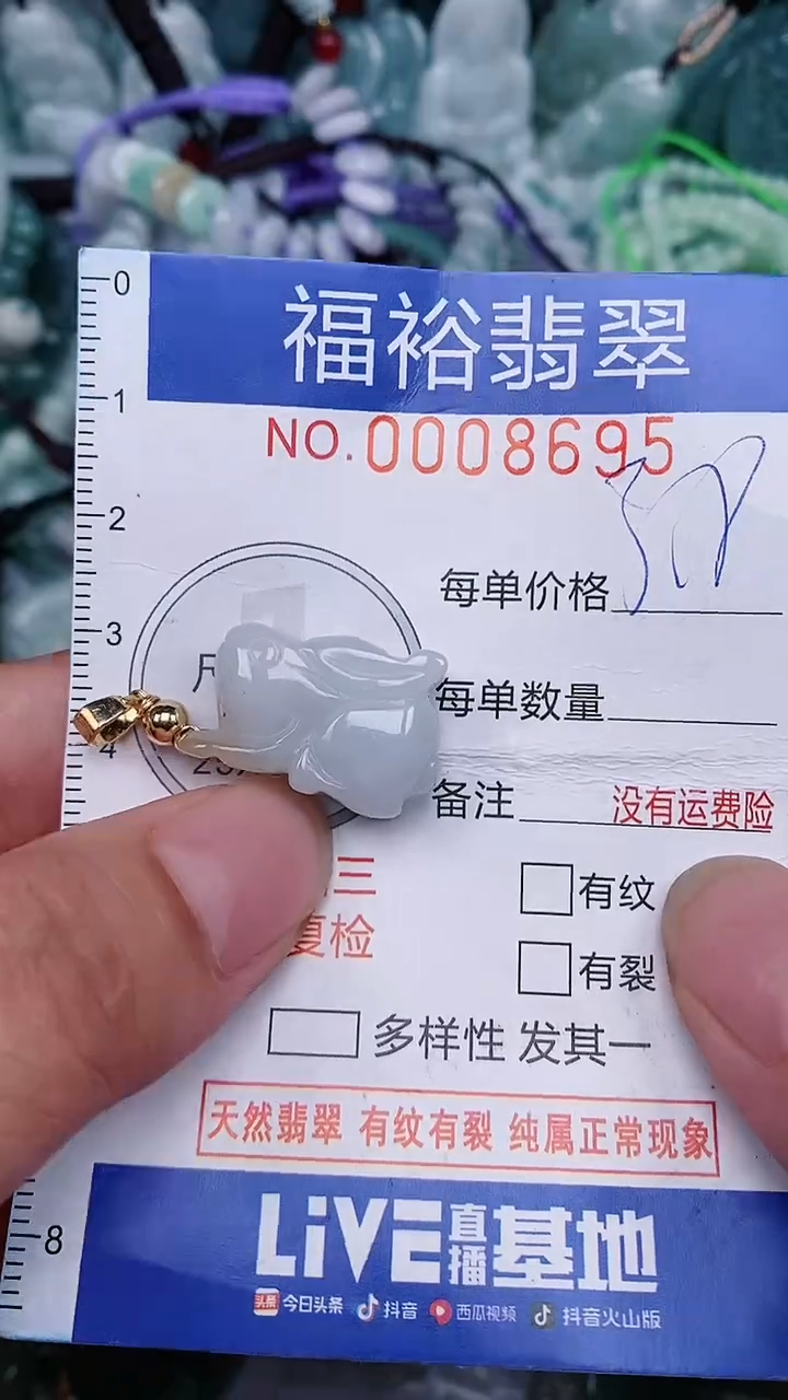 翡翠未镶嵌颈饰...0008695