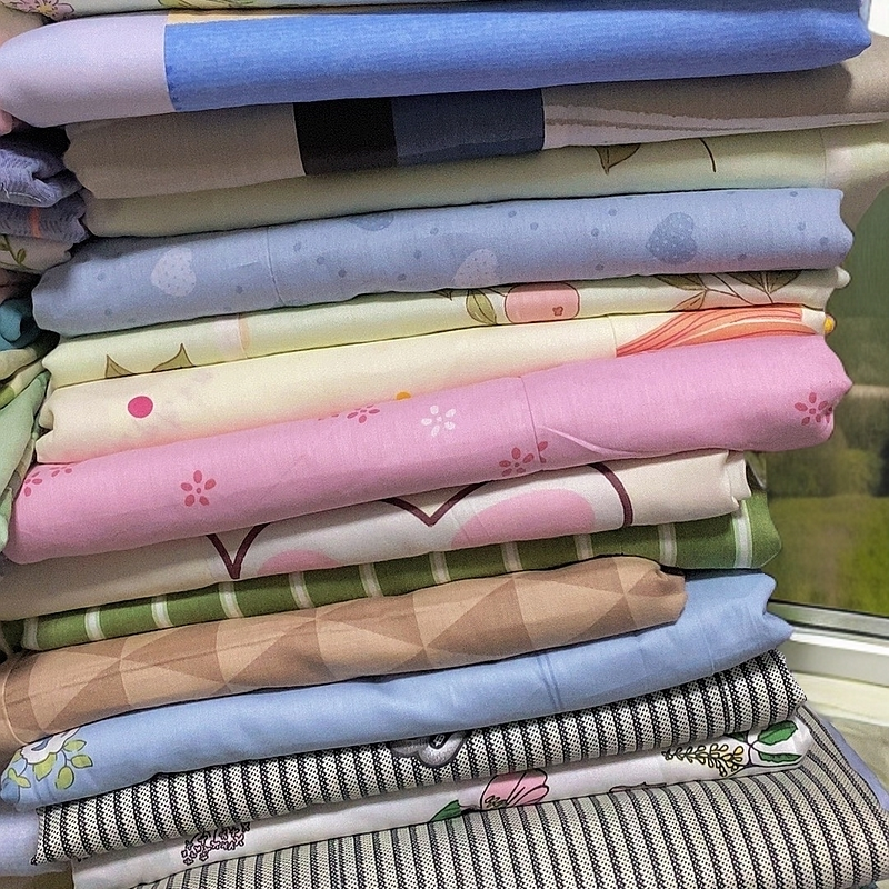 全棉斜纹棉拼接被套2*230微瑕疵介意勿拍洗过概不售后