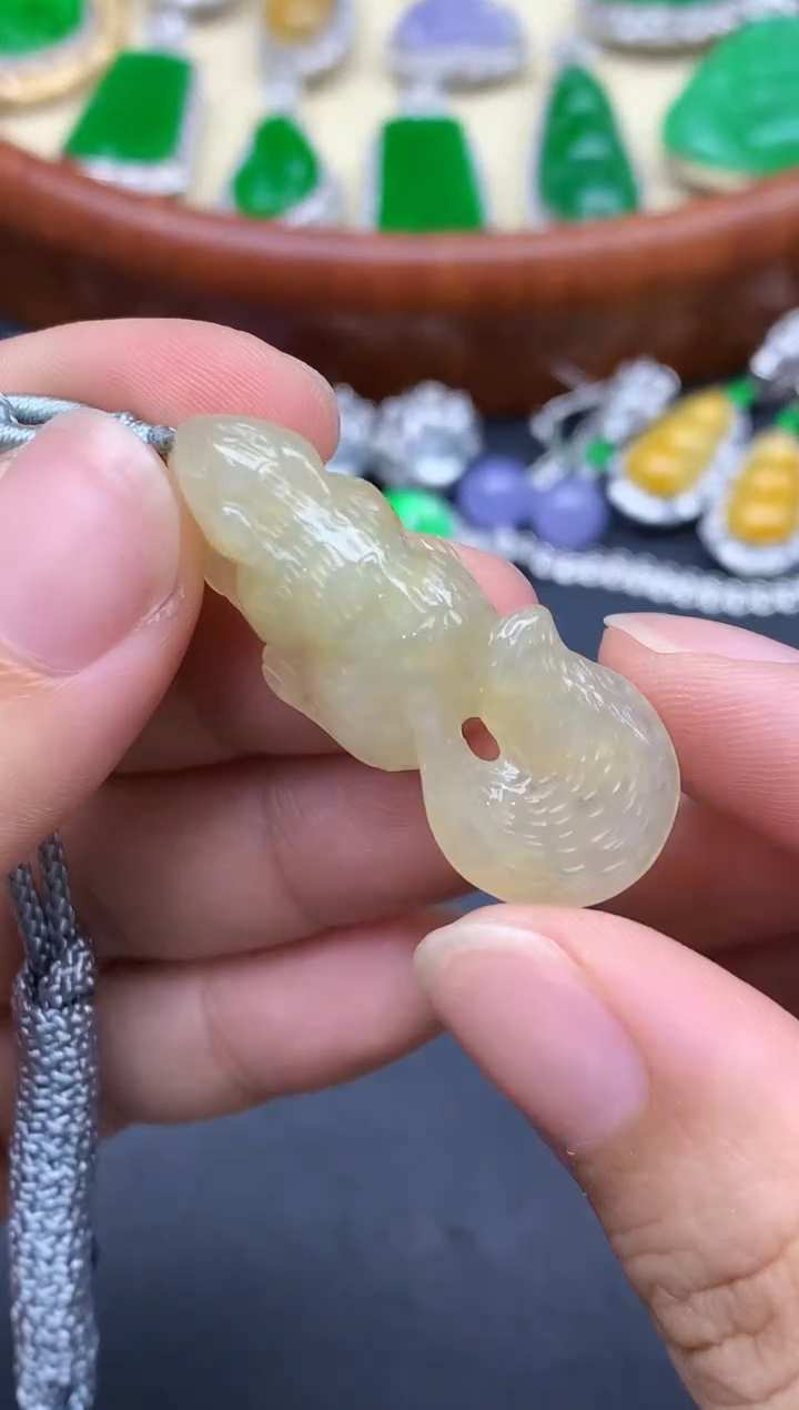 颈饰未镶嵌翡翠183-中国好珍宝