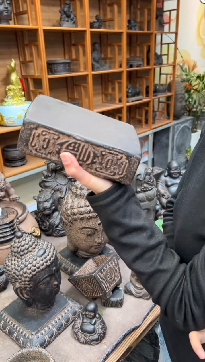 陶土【火山泥】福字汉砖