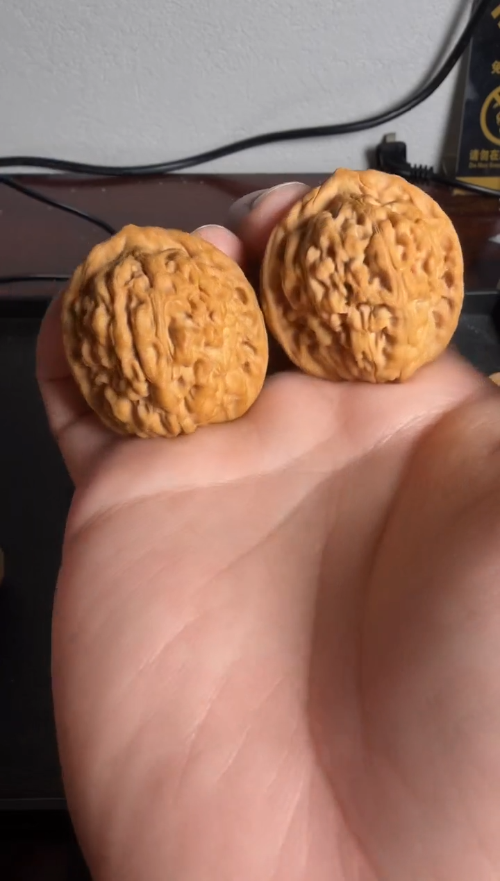 吊坠文玩核桃38尺全品莲花