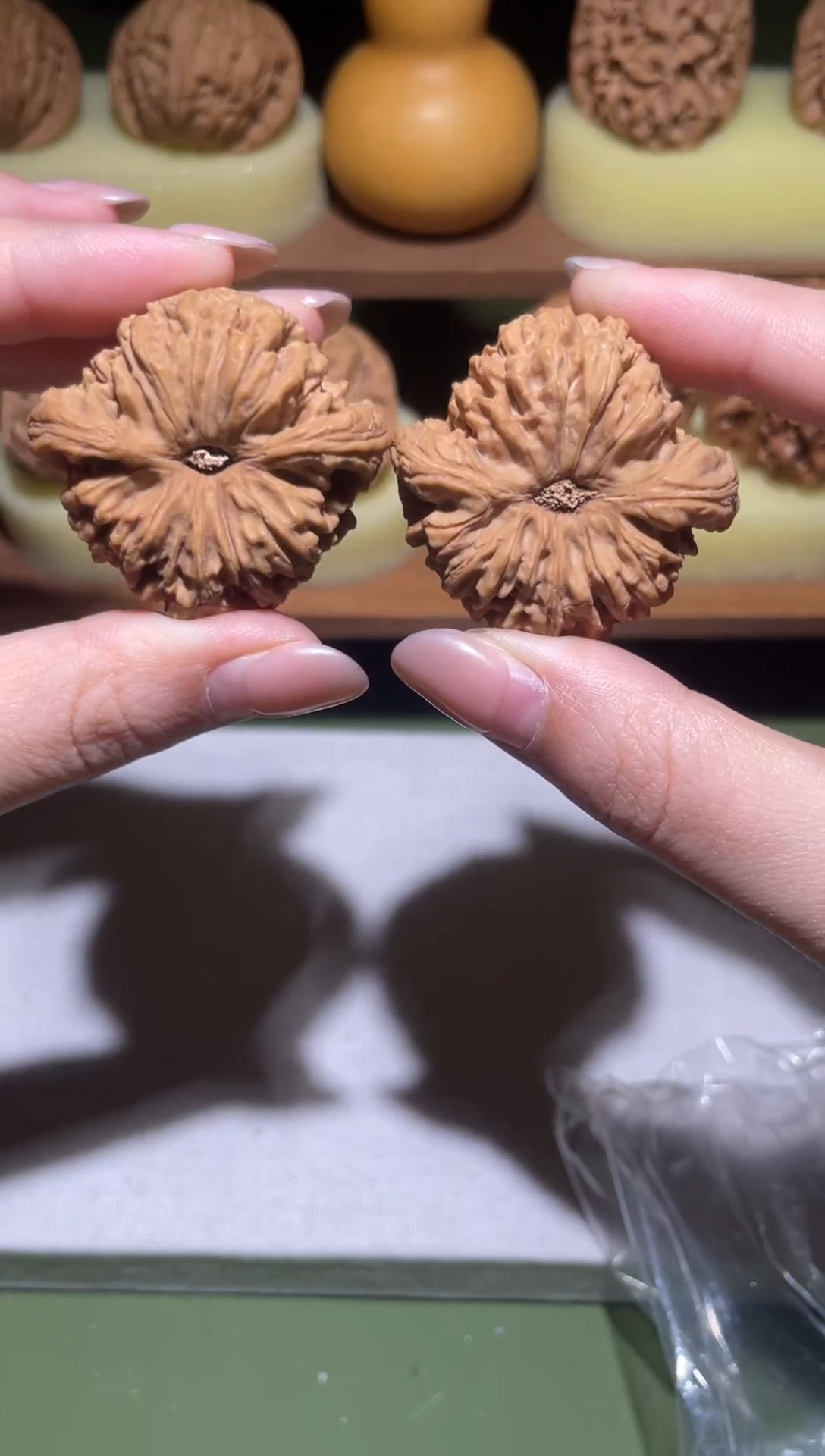 把件文玩核桃大*原生态大凹底涿鹿南疆石