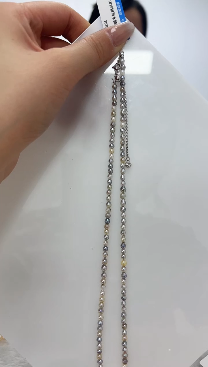 【闪购商品】海水珍珠DA银S925镶嵌项链 T838