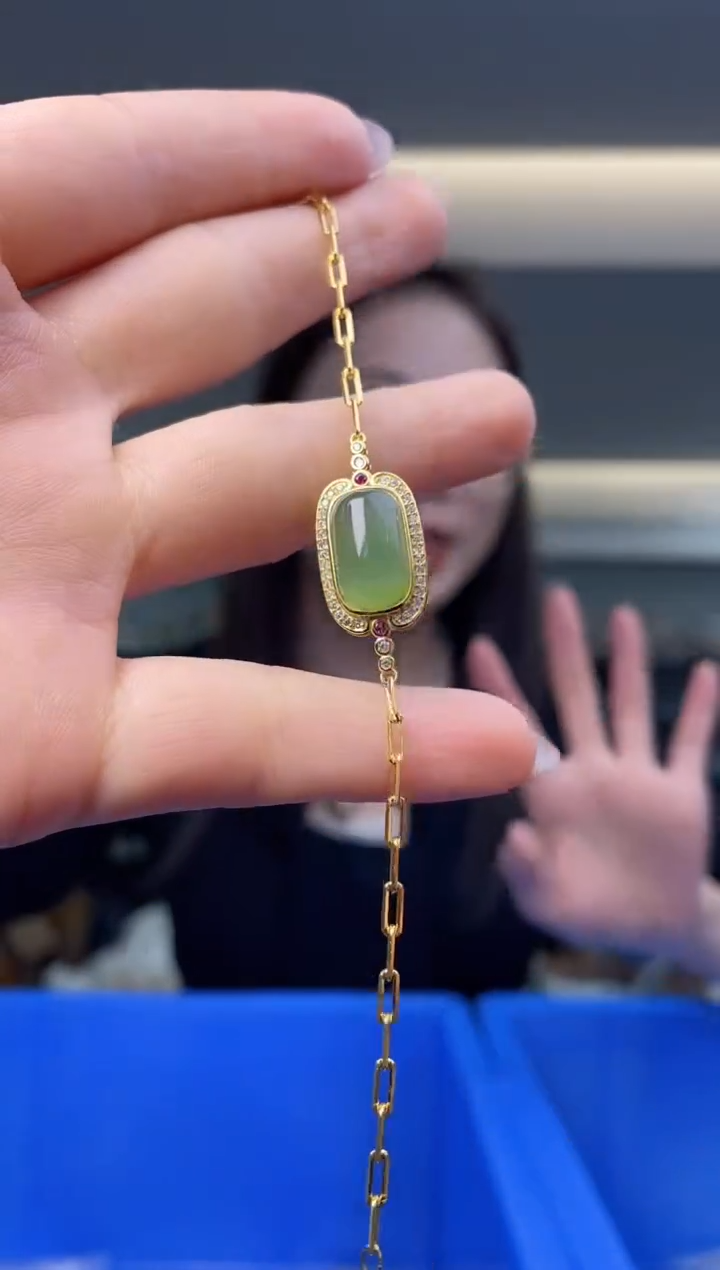 【闪购商品】和田玉.银S925镶嵌（多样性发一件）