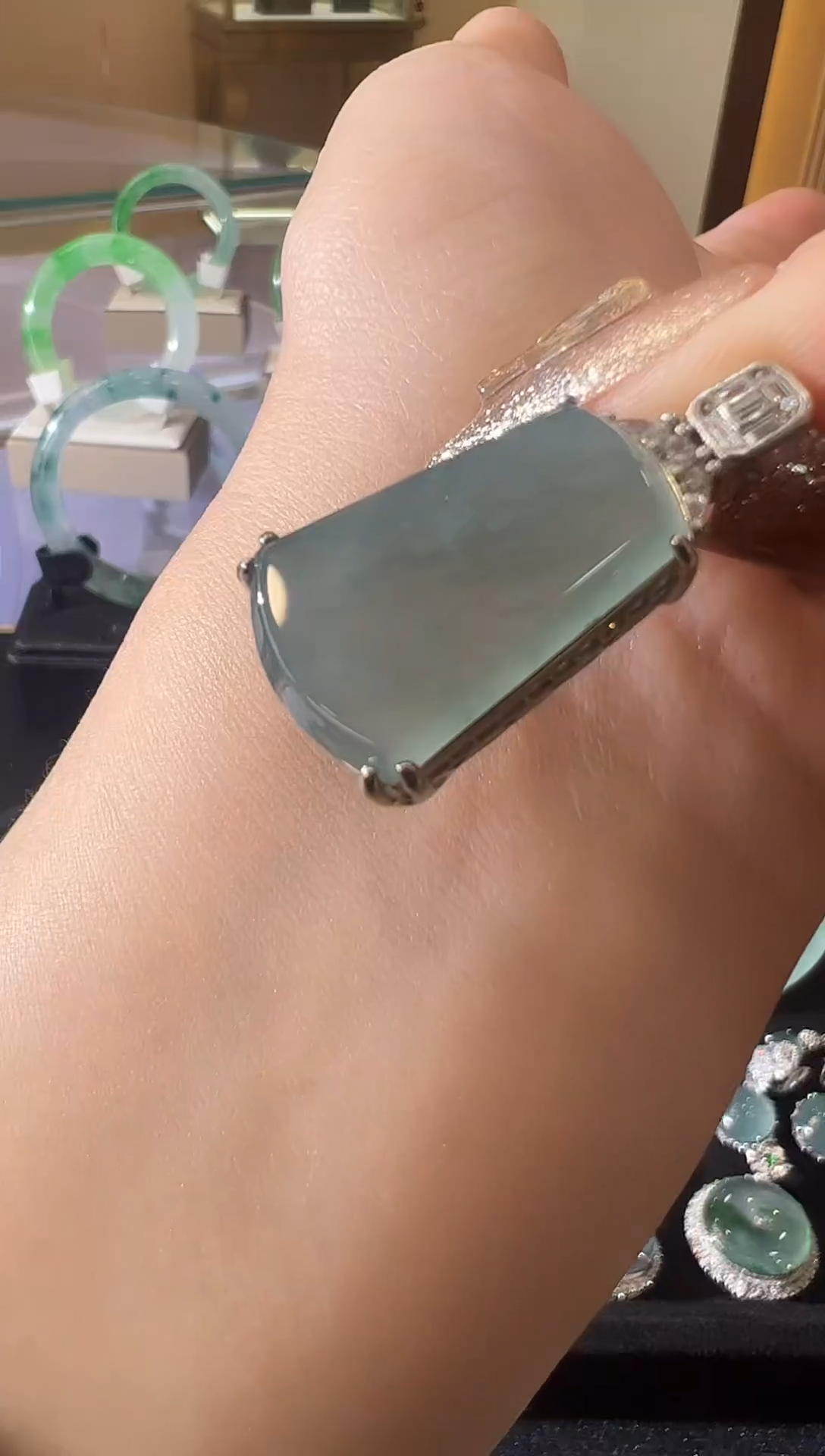 吊坠(不含链)合金翡翠天然A货翡翠多样性发其一LBA22