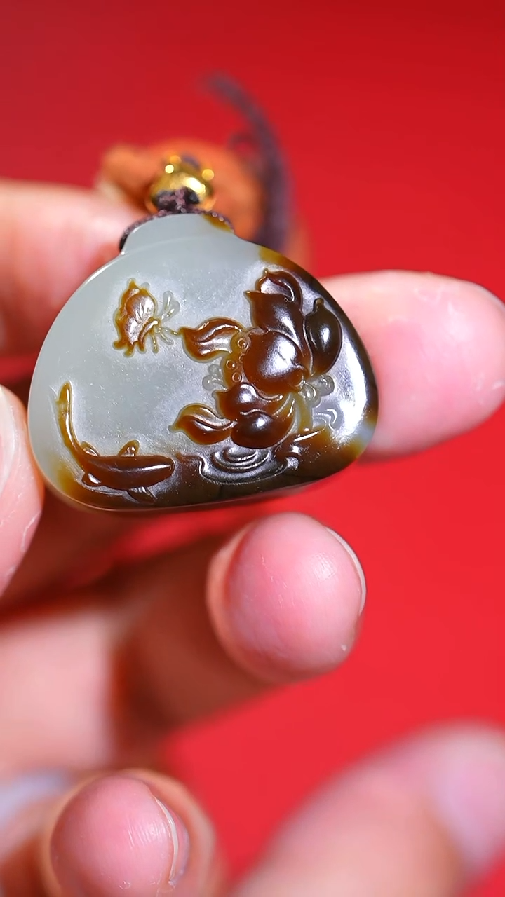 吊坠(不含链)未镶嵌和田玉9多样性发一
