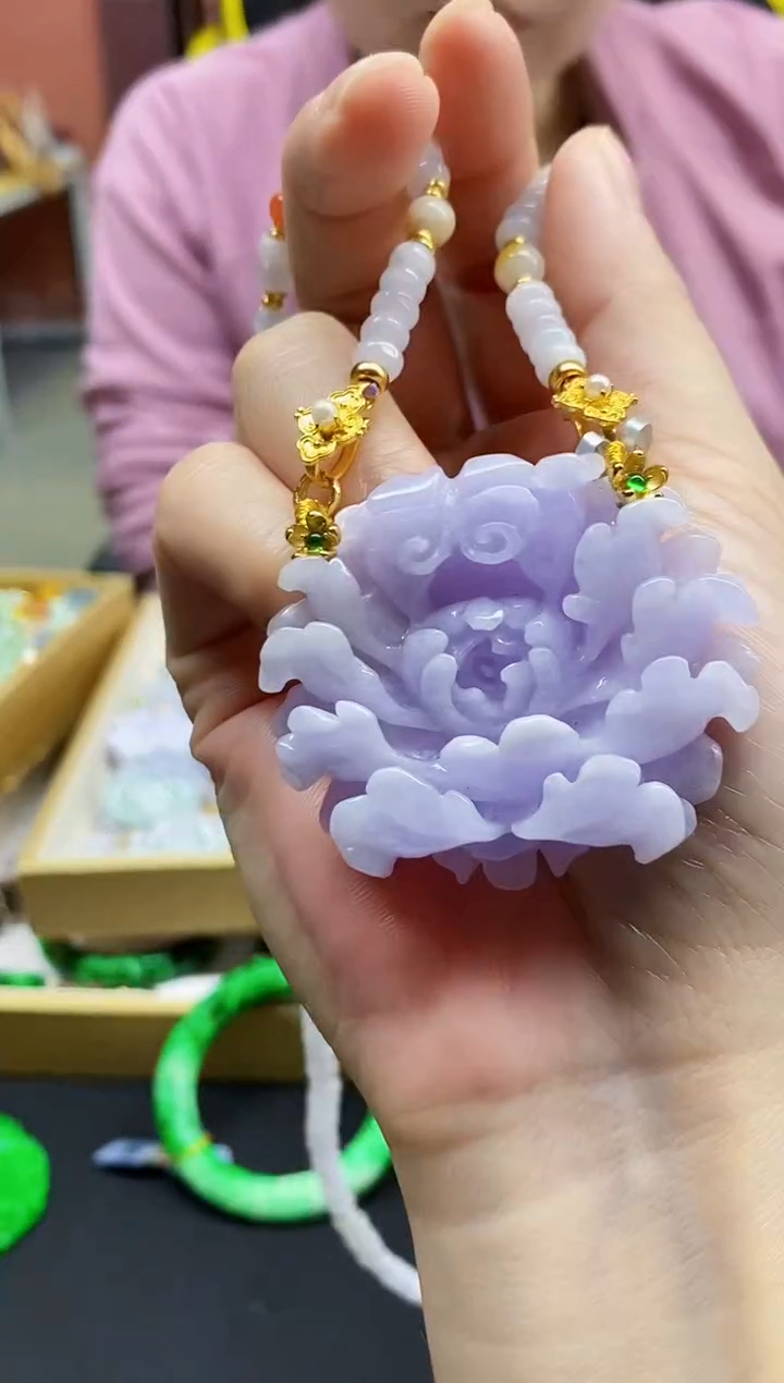 颈饰未镶嵌翡翠翡翠吊坠
