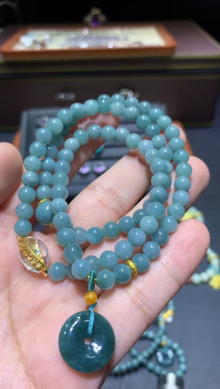 【闪购商品】翡翠颈饰未镶嵌T77【多样性发其一】