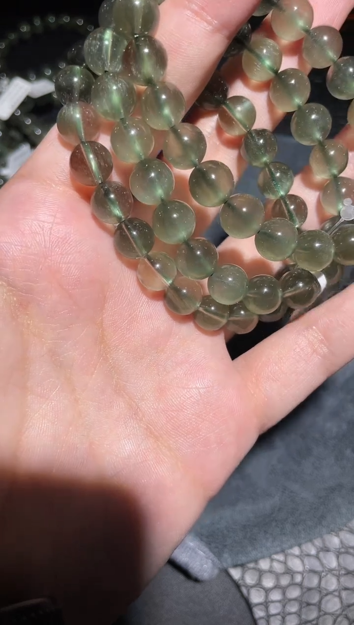 【闪购商品】水晶手链未镶嵌绿发单圈A9（多样性发其一）