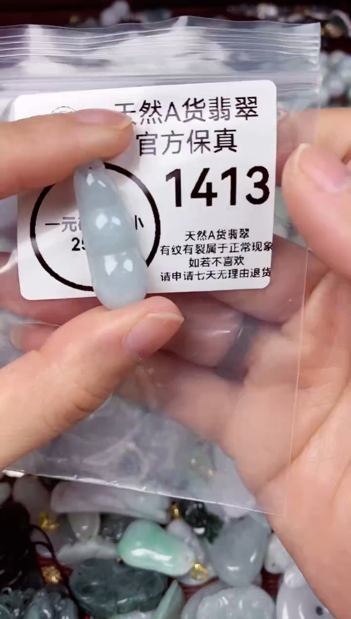 【闪购商品】翡翠颈饰未镶嵌天然A货翡翠1413