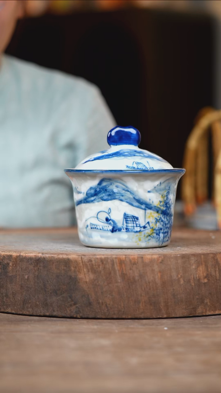 瓷片景德镇高温釉下彩（食品级）