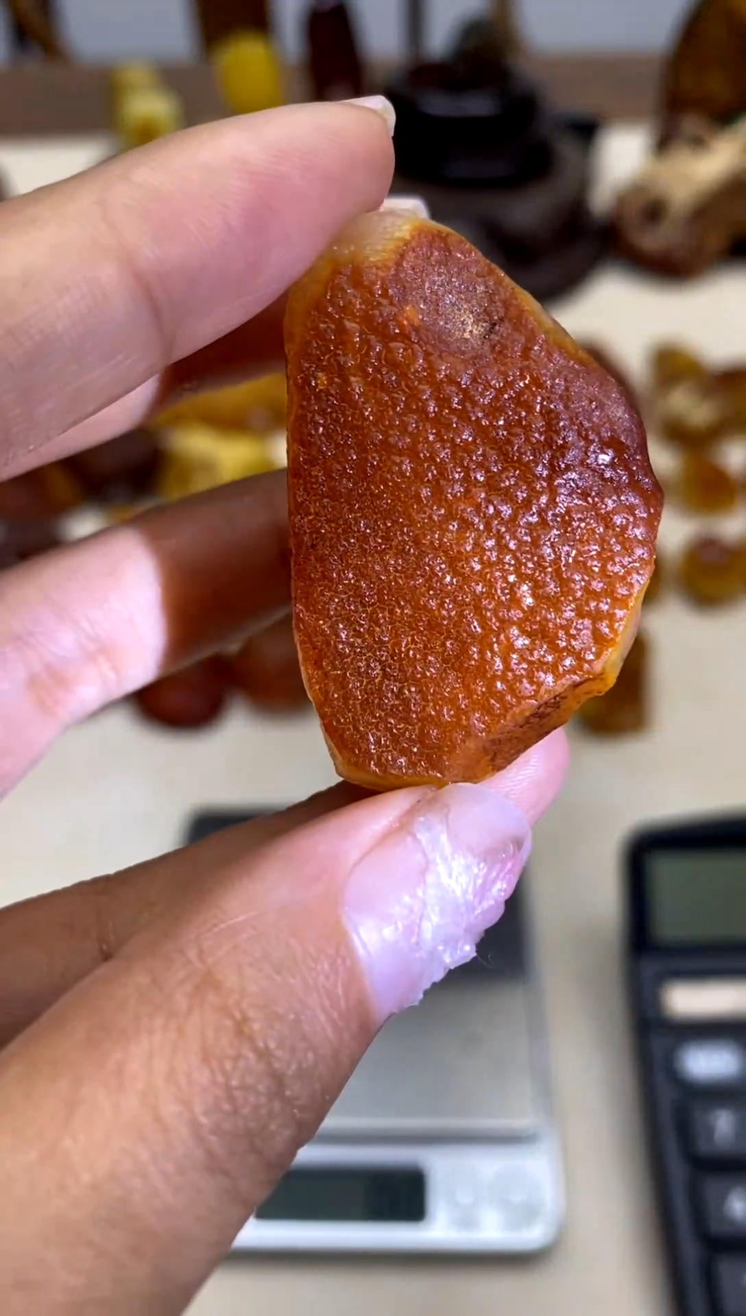 琥珀未镶嵌珠宝奇石天然琥珀蜜蜡原石