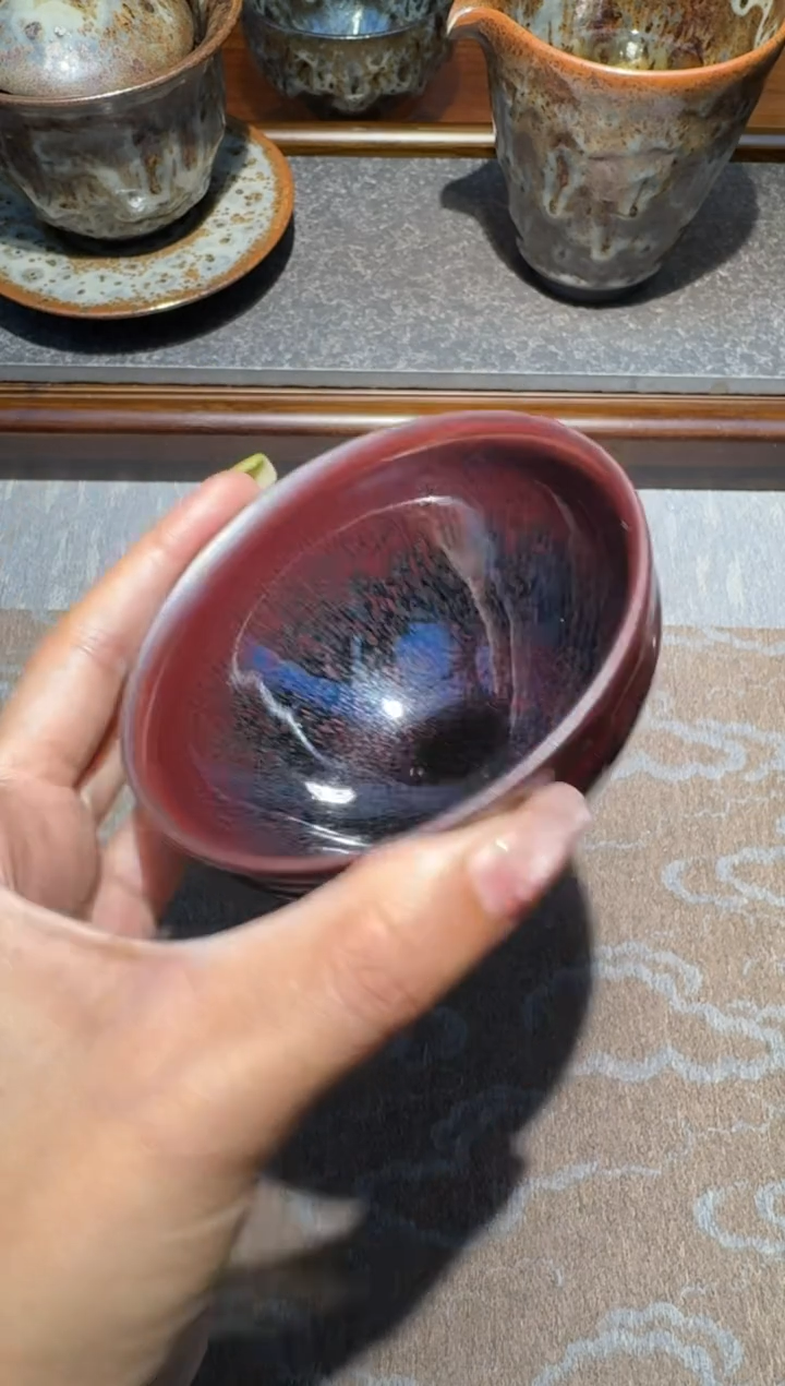 茶盏林远福牛血毫55