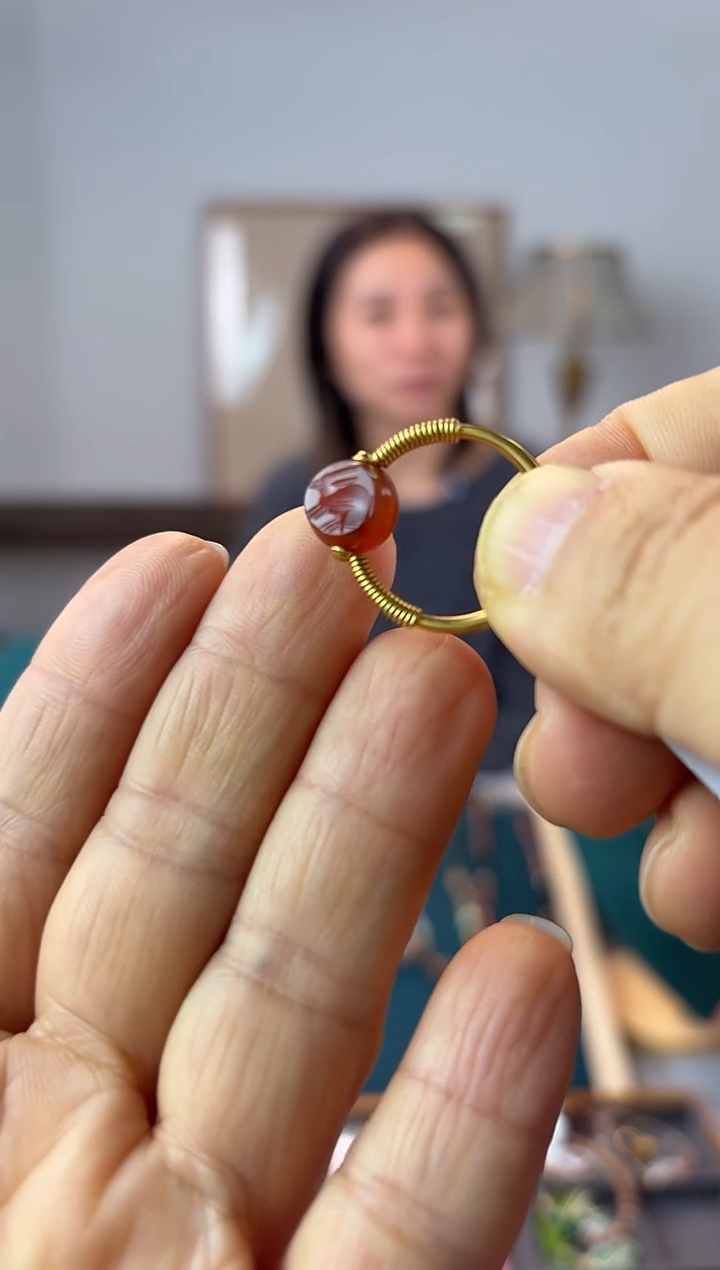 无无萨珊王朝戒指13#圈口可以改