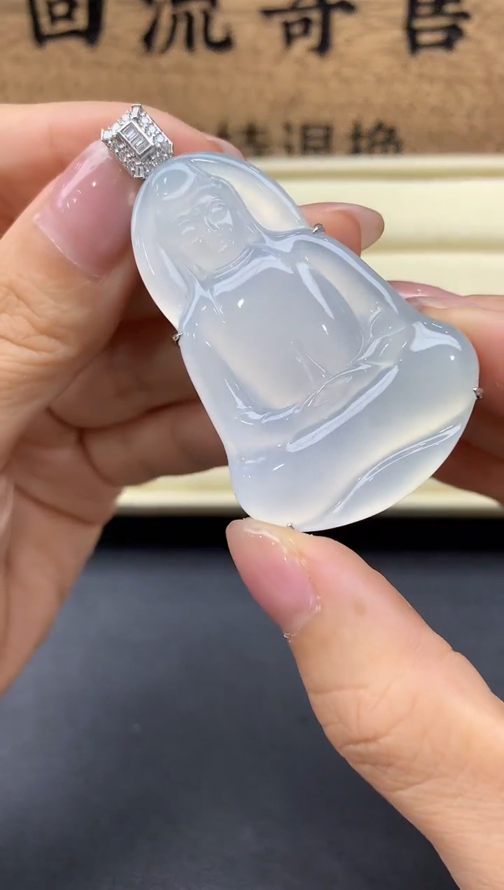 【闪购商品】翡翠颈饰18K金镶嵌517-中国好珍宝