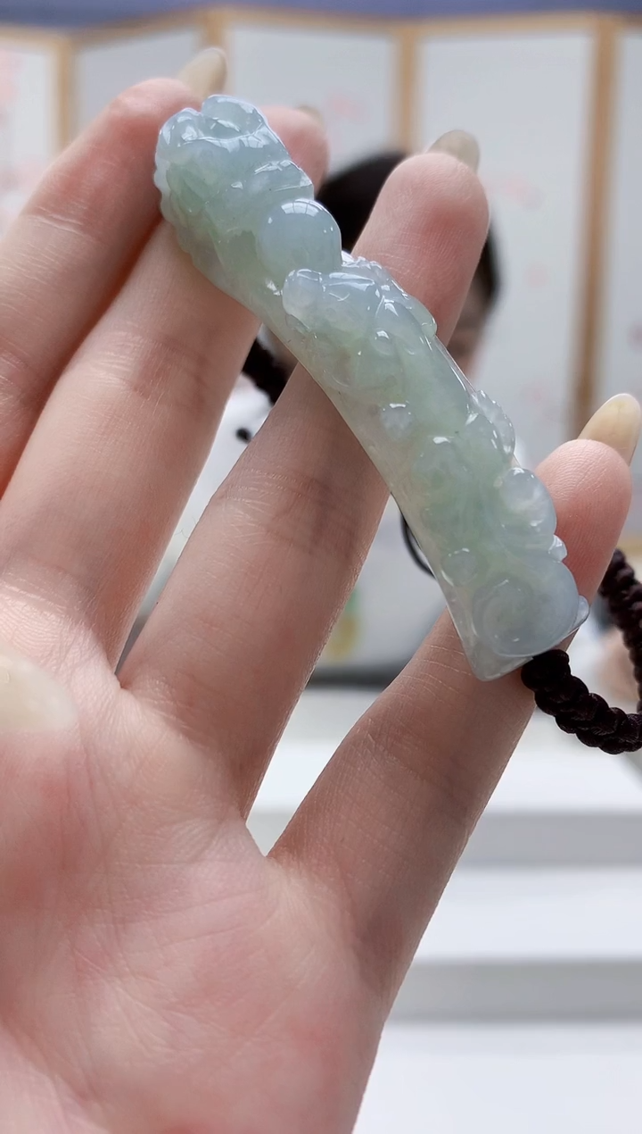 未镶嵌定制翡翠3099jw-毛货挂件68