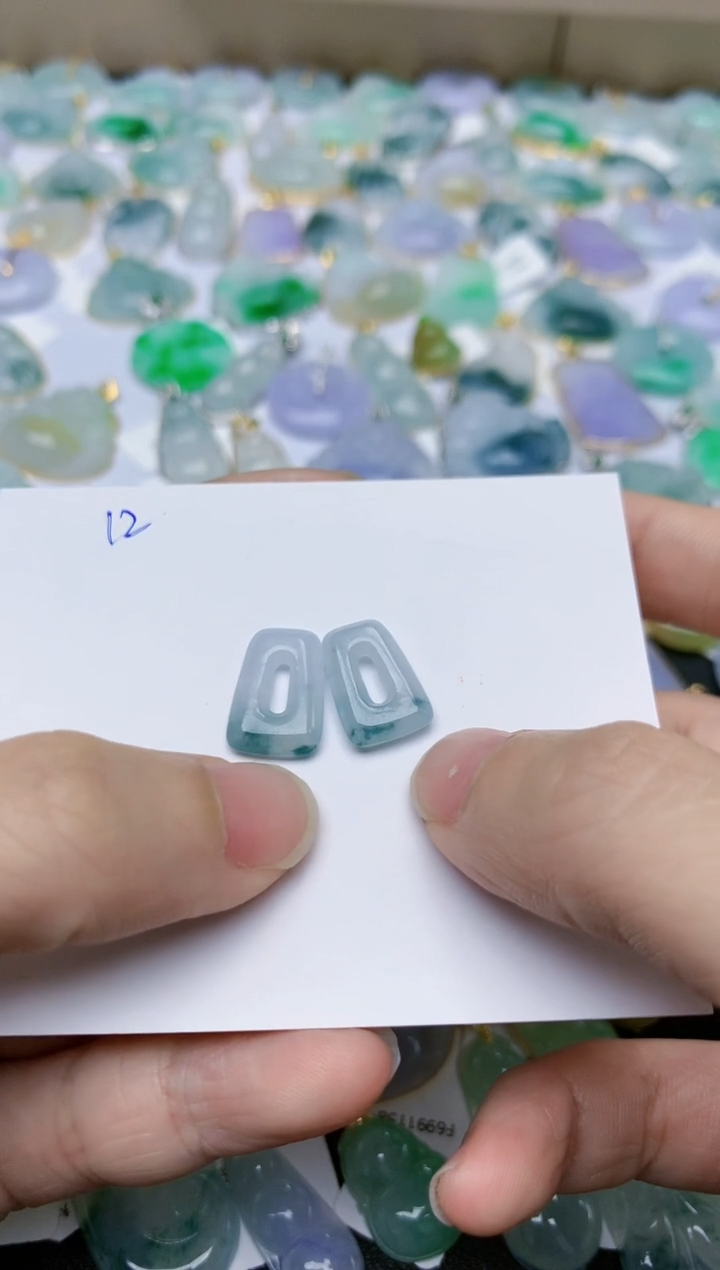 【闪购商品】翡翠颈饰未镶嵌天然翡翠A货（多样性发其一）   