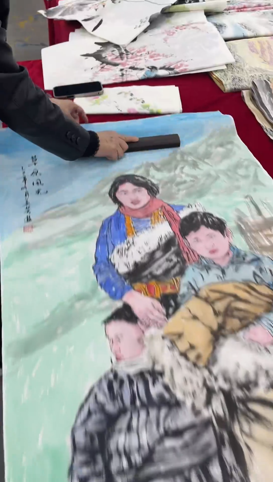 名人名画手工制作         