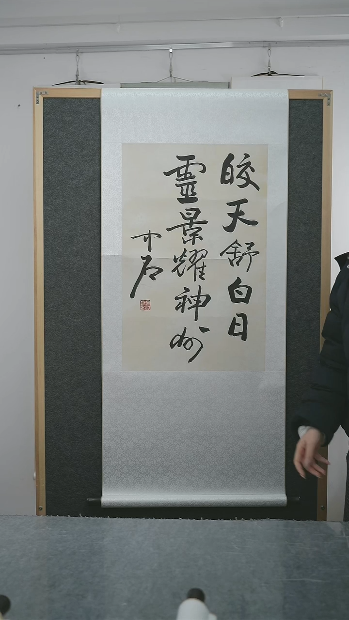 书法张*中石老师多字书法立轴