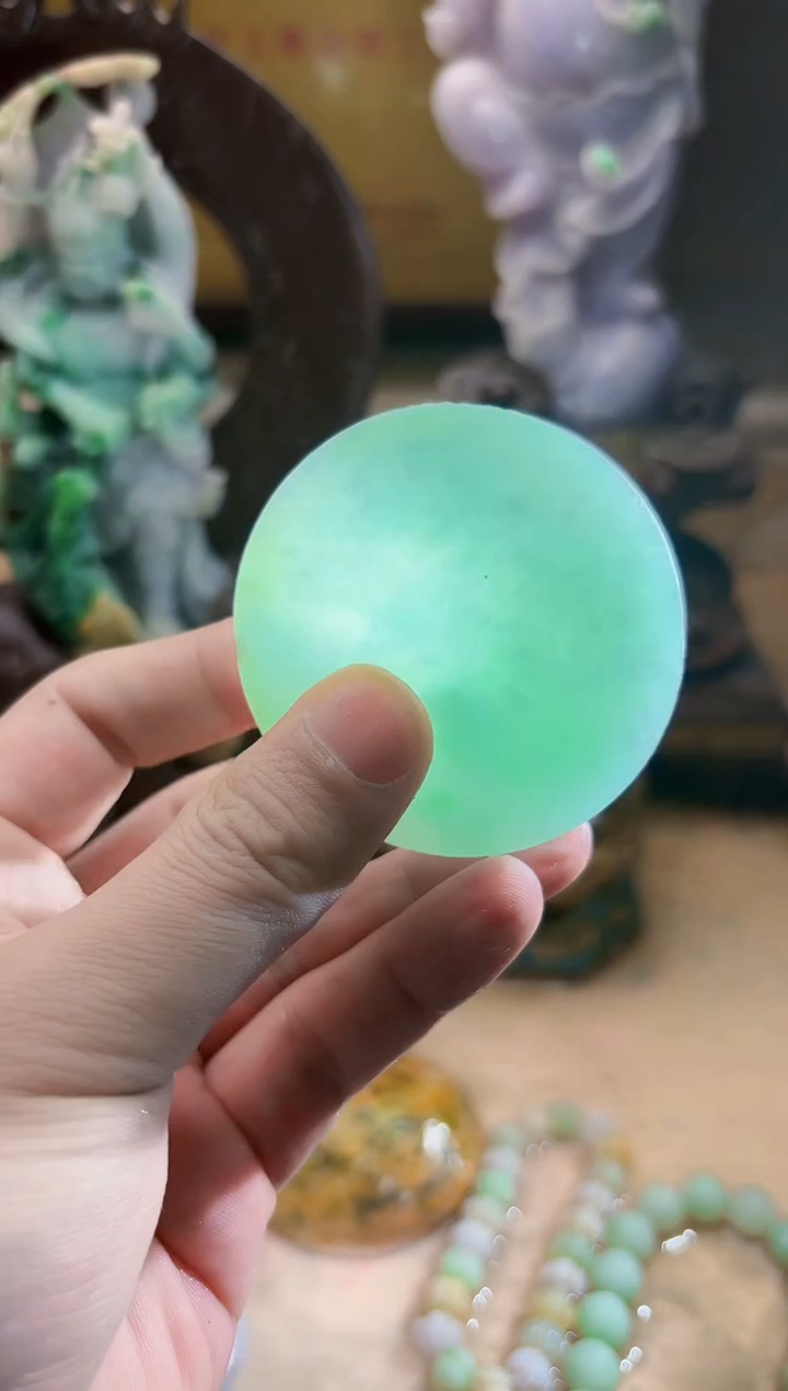 未镶嵌挂件翡翠A货张优9427