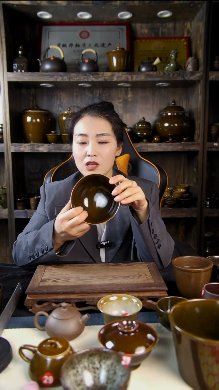 纯原矿 鳝鱼黄 碗两只