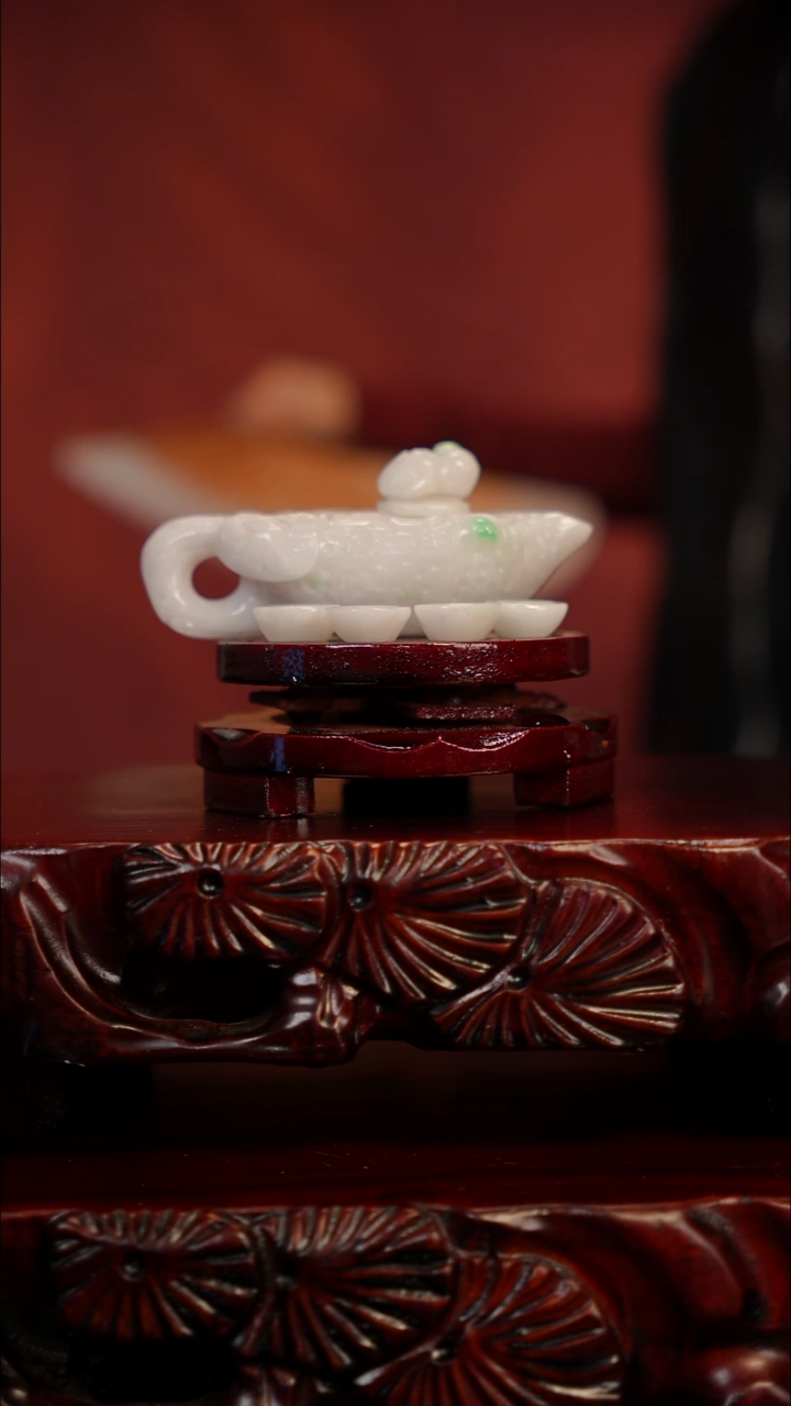 未镶嵌摆件翡翠五福临门