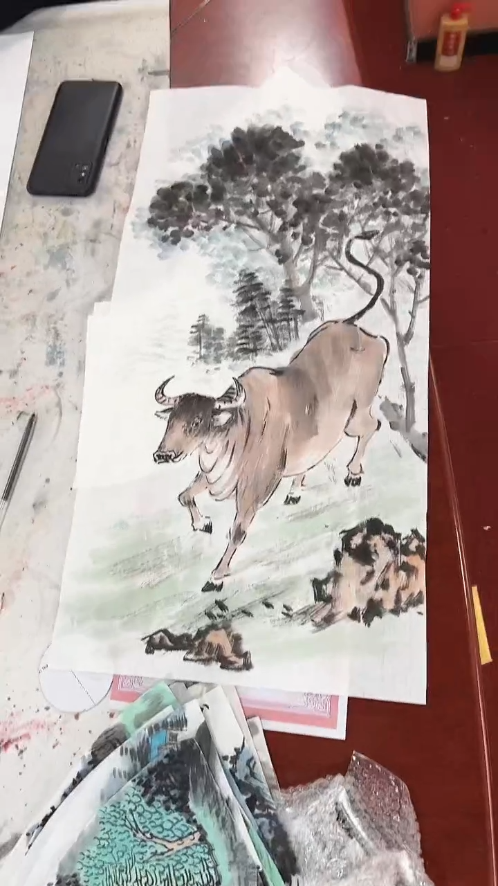 国画李火庆/国画/画心