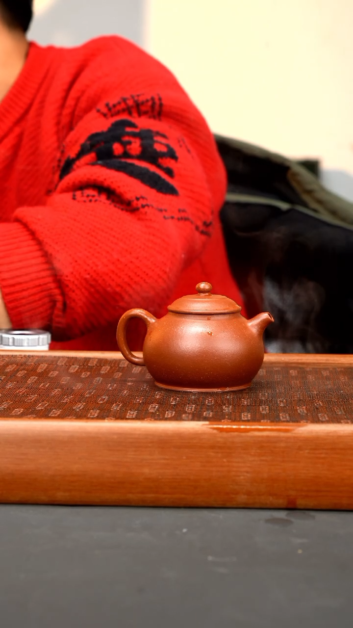 【闪购商品】紫砂茶壶 完美红降坡宝儿壶