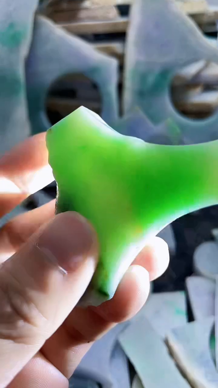 裸石翡翠天然货翡翠板料